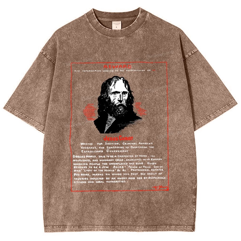 Reward for Jesus Snowflake Vintage Washed T-Shirt