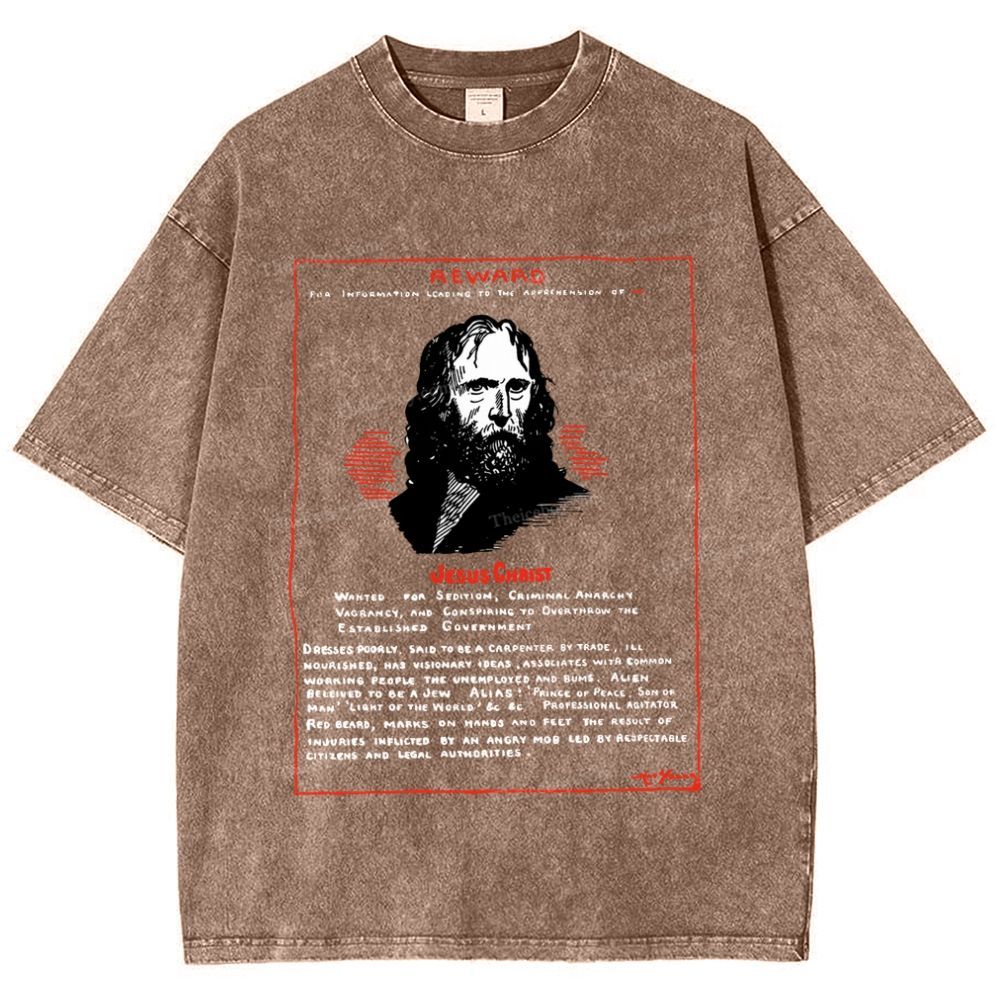 Reward for Jesus Snowflake Vintage Washed T-Shirt