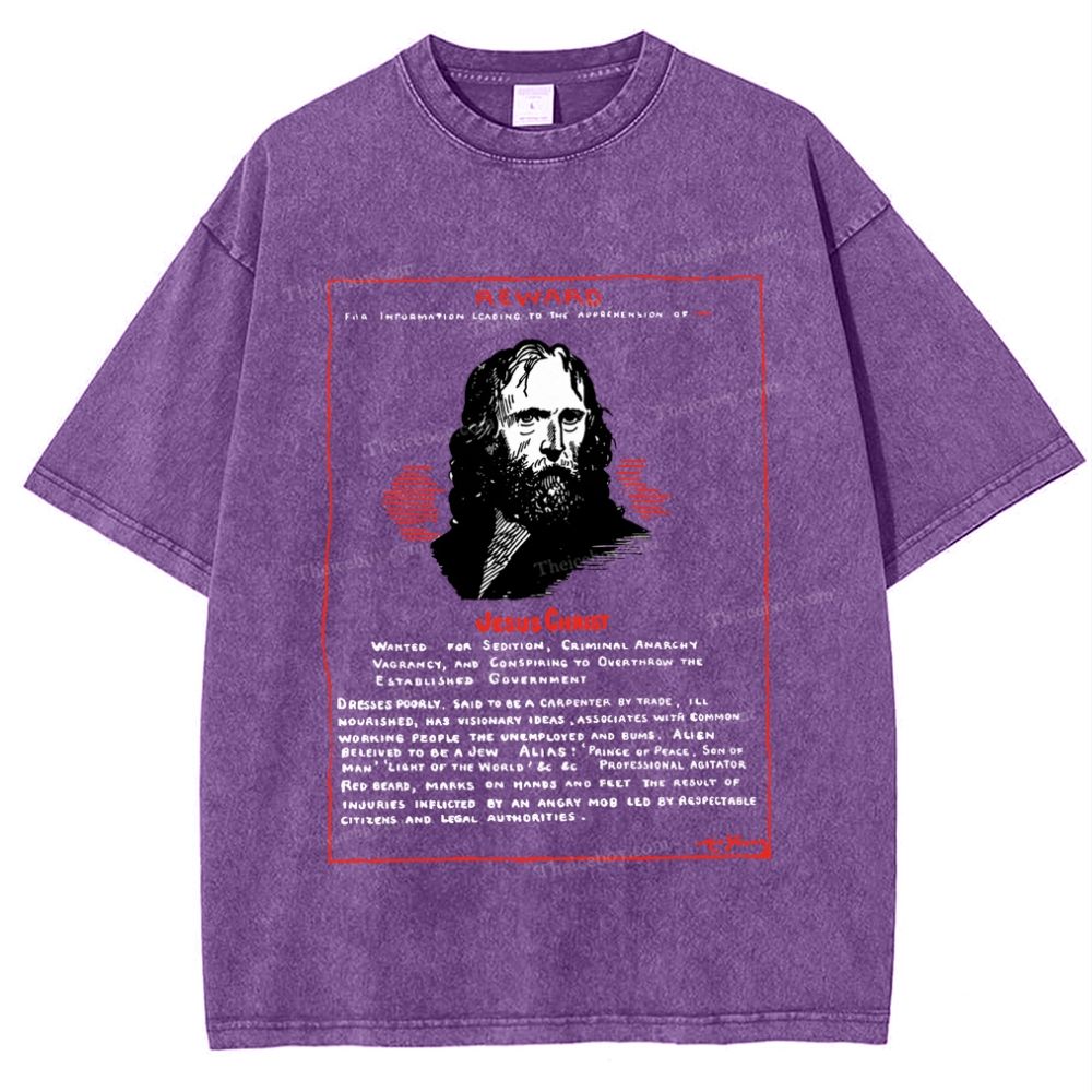 Reward for Jesus Snowflake Vintage Washed T-Shirt