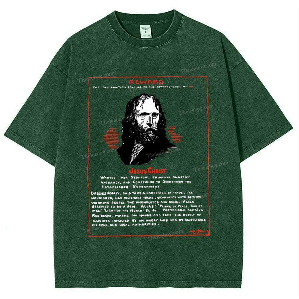 Reward for Jesus Snowflake Vintage Washed T-Shirt