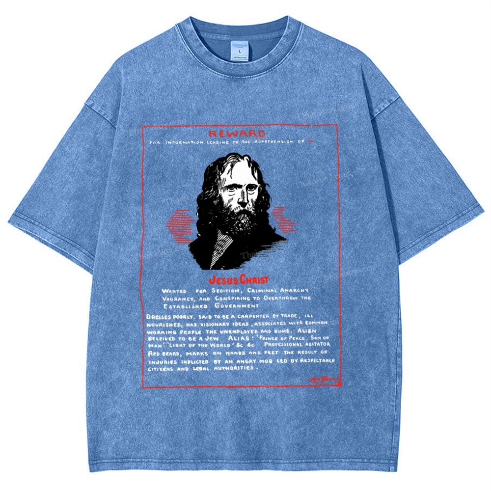 Reward for Jesus Snowflake Vintage Washed T-Shirt