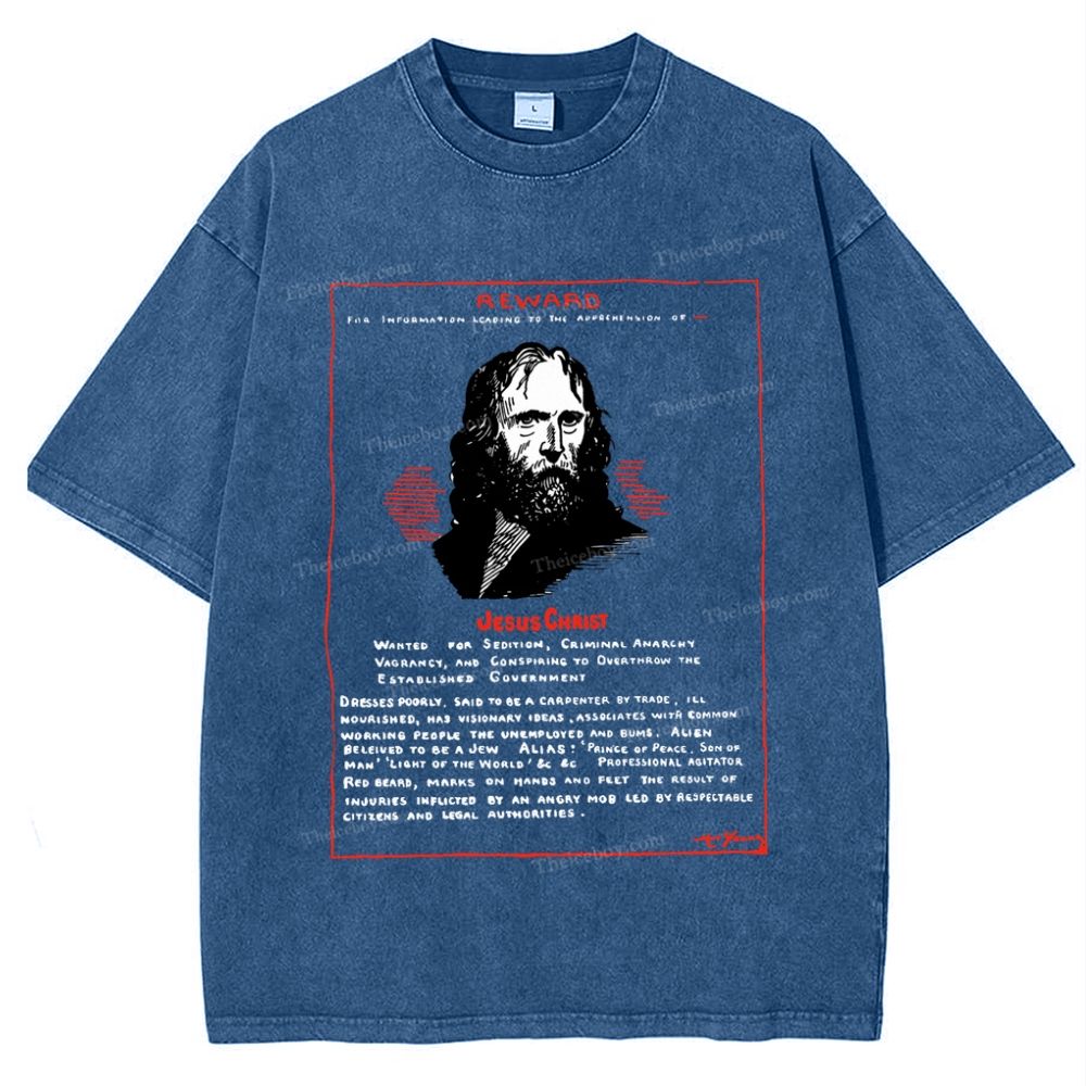 Reward for Jesus Snowflake Vintage Washed T-Shirt