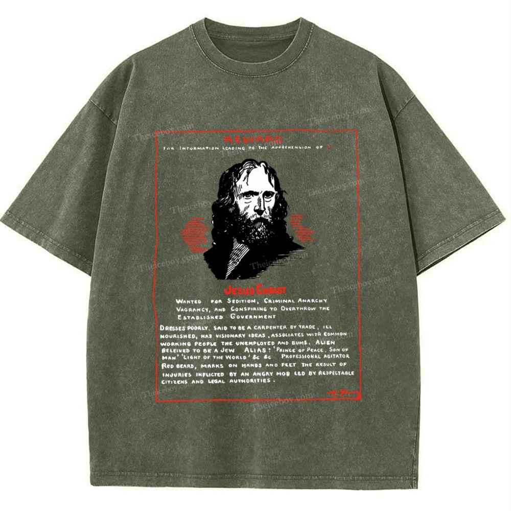 Reward for Jesus Snowflake Vintage Washed T-Shirt