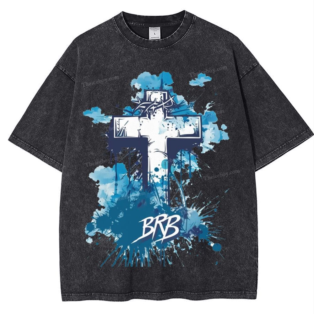 Way Of The Cross Snowflake Vintage Washed T-Shirt