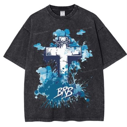 Way Of The Cross Snowflake Vintage Washed T-Shirt