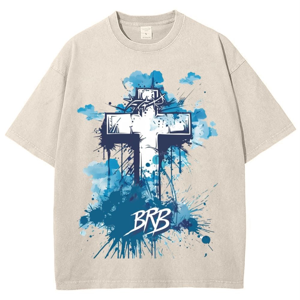 Way Of The Cross Snowflake Vintage Washed T-Shirt