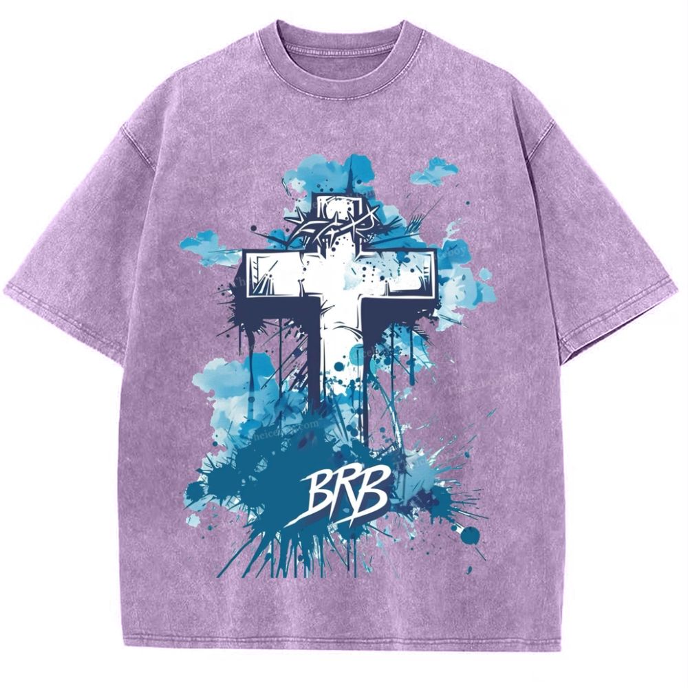 Way Of The Cross Snowflake Vintage Washed T-Shirt