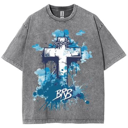 Way Of The Cross Snowflake Vintage Washed T-Shirt
