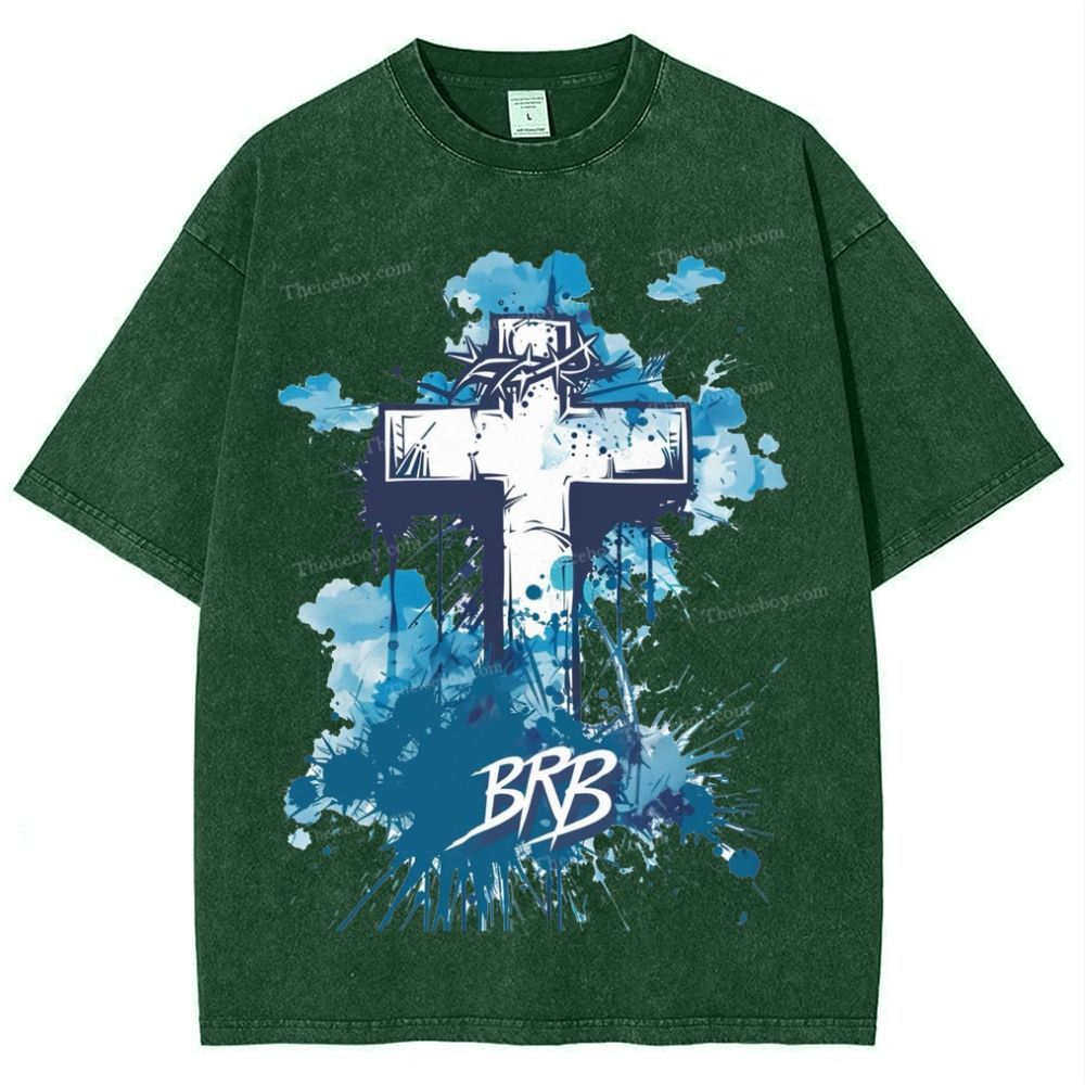 Way Of The Cross Snowflake Vintage Washed T-Shirt