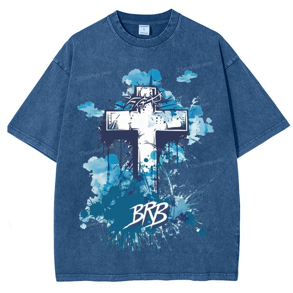 Way Of The Cross Snowflake Vintage Washed T-Shirt