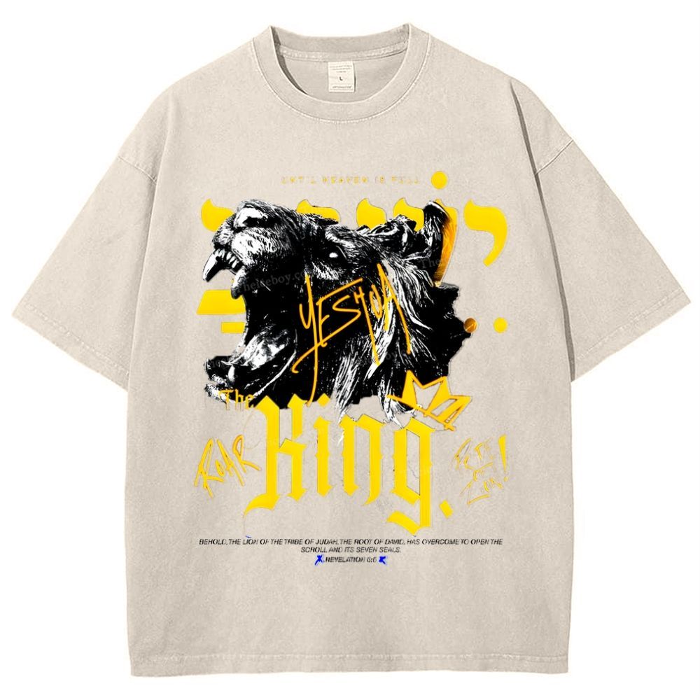 King Of Kings Snowflake Vintage Washed T-Shirt