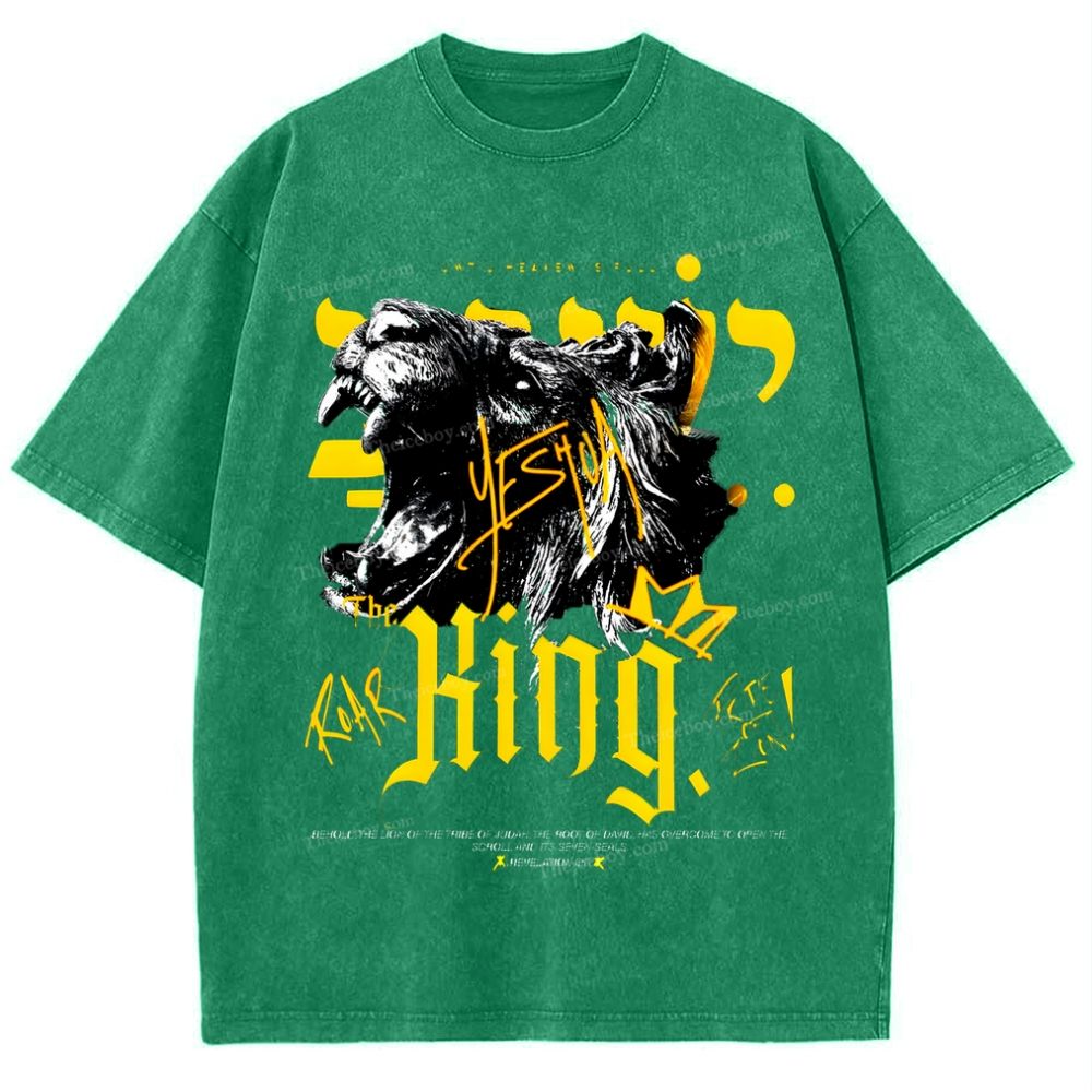 King Of Kings Snowflake Vintage Washed T-Shirt