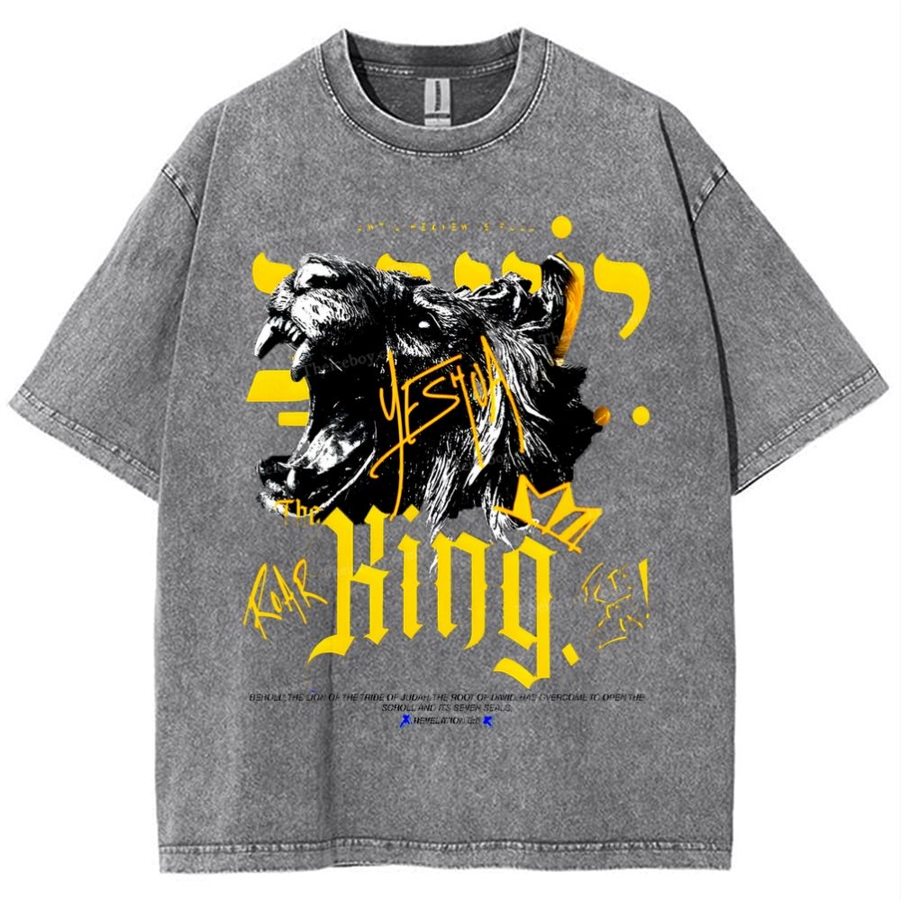 King Of Kings Snowflake Vintage Washed T-Shirt
