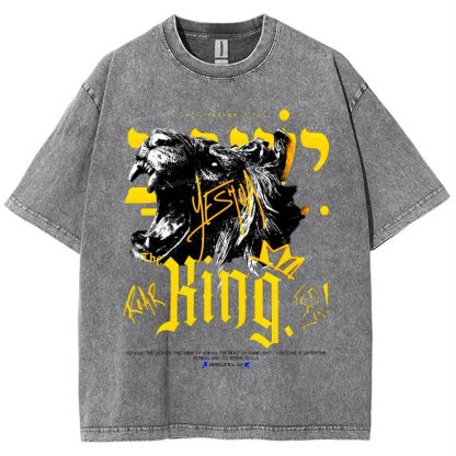 King Of Kings Snowflake Vintage Washed T-Shirt