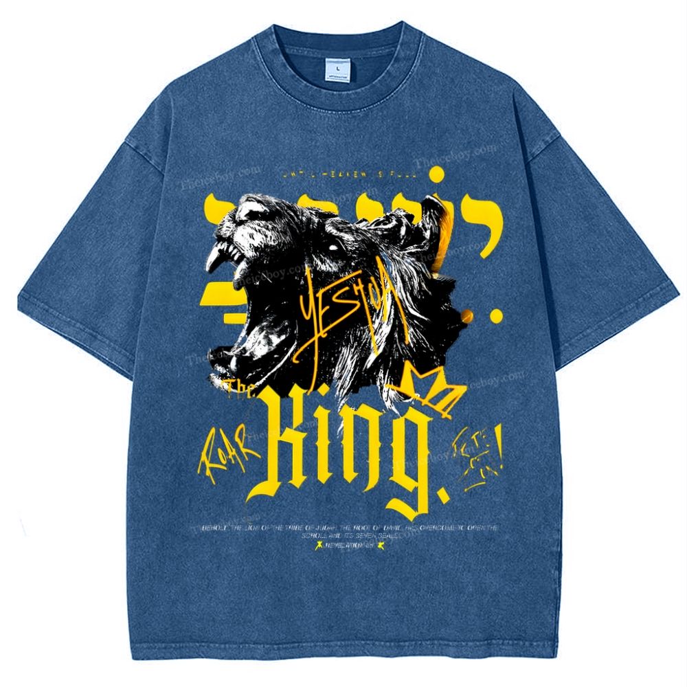King Of Kings Snowflake Vintage Washed T-Shirt