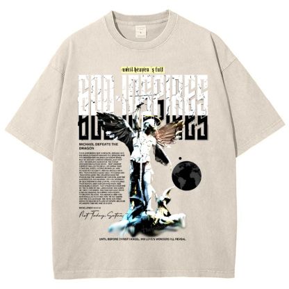 God Inspires Snowflake Vintage Washed T-Shirt
