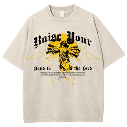 Raise Your Hand To The Gord Snowflake Vintage Washed T-Shirt