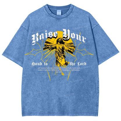 Raise Your Hand To The Gord Snowflake Vintage Washed T-Shirt