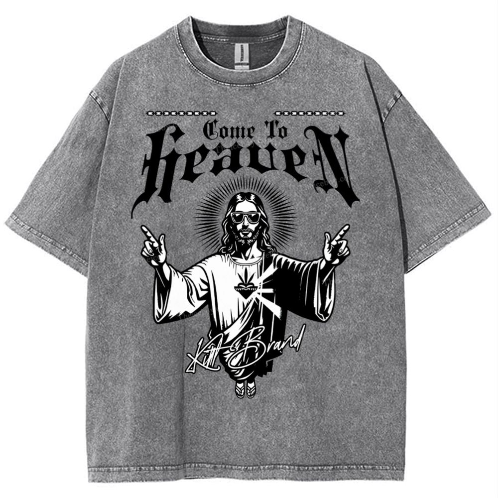Home To Heaven Snowflake Vintage Washed T-Shirt