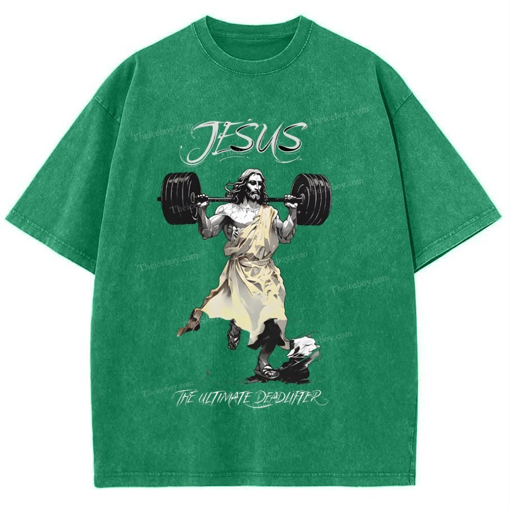 Jesus Snowflake Vintage Washed T-Shirt