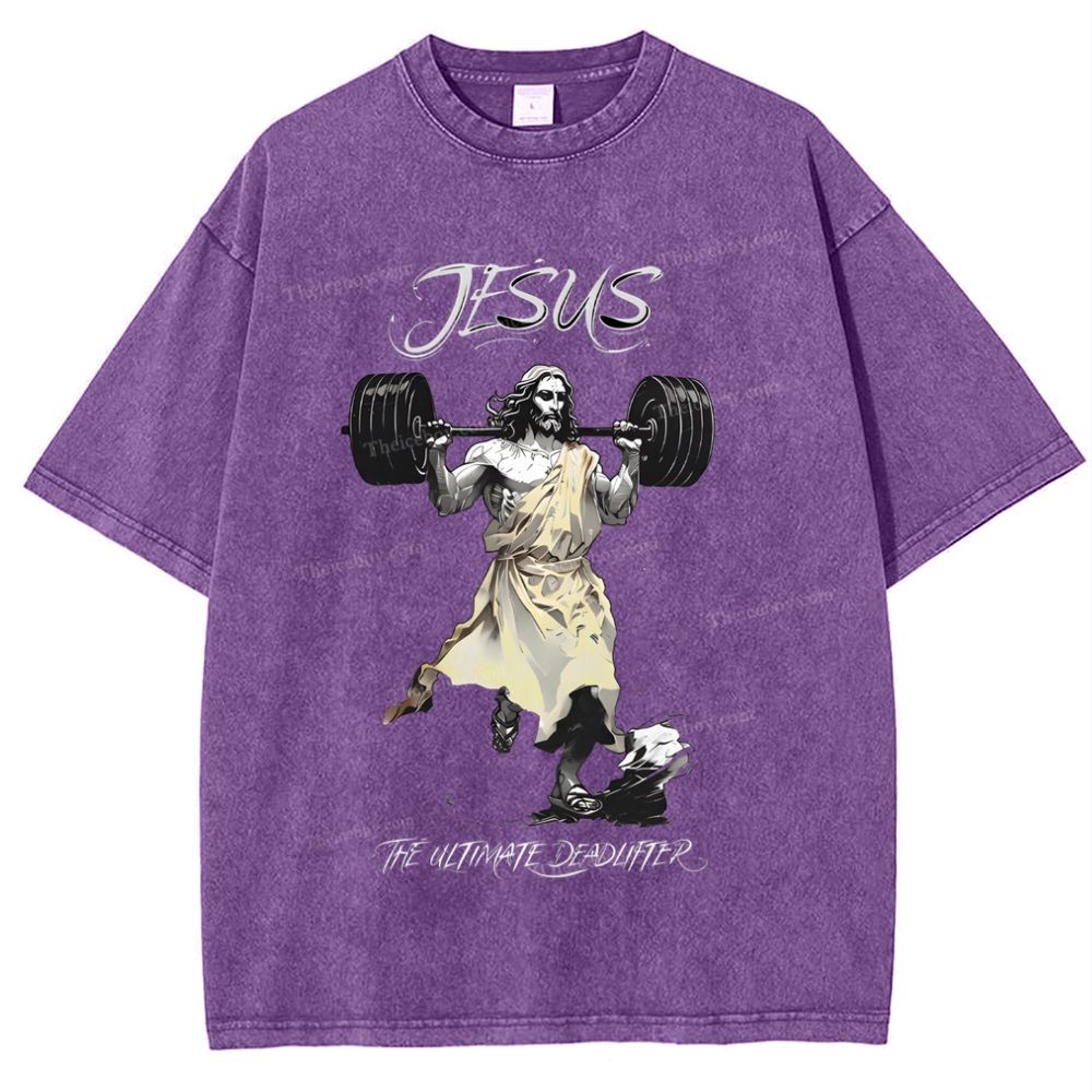 Jesus Snowflake Vintage Washed T-Shirt