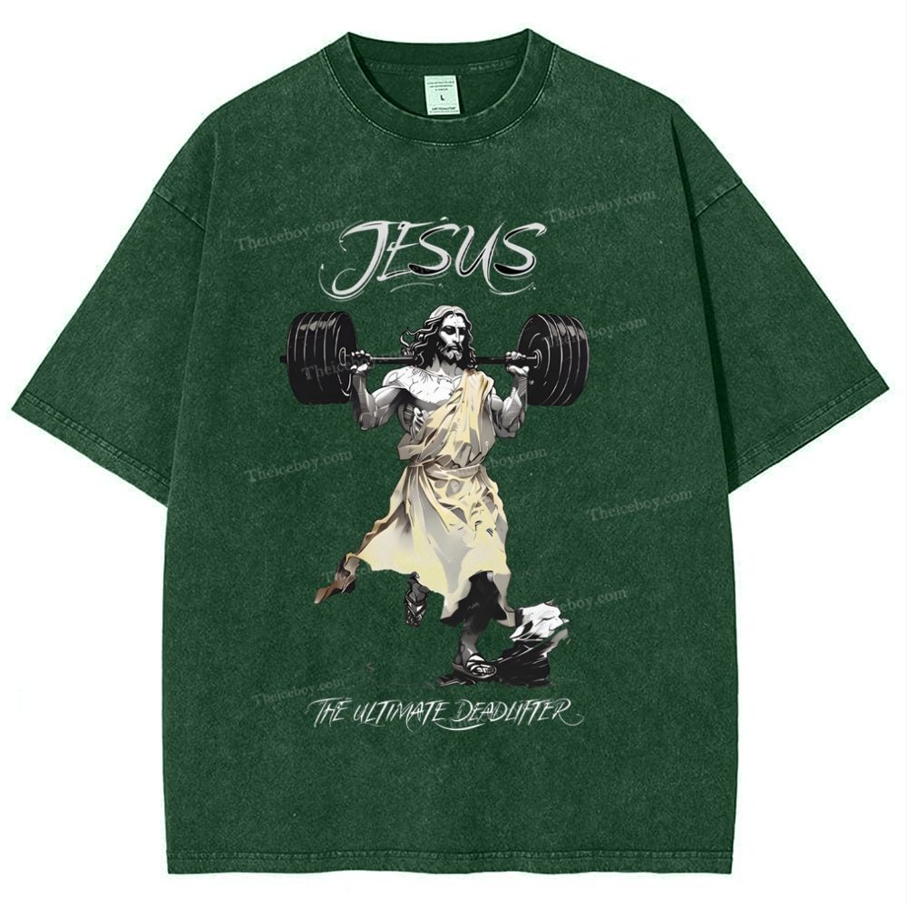 Jesus Snowflake Vintage Washed T-Shirt