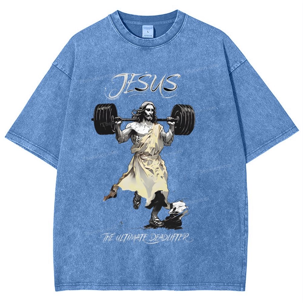 Jesus Snowflake Vintage Washed T-Shirt
