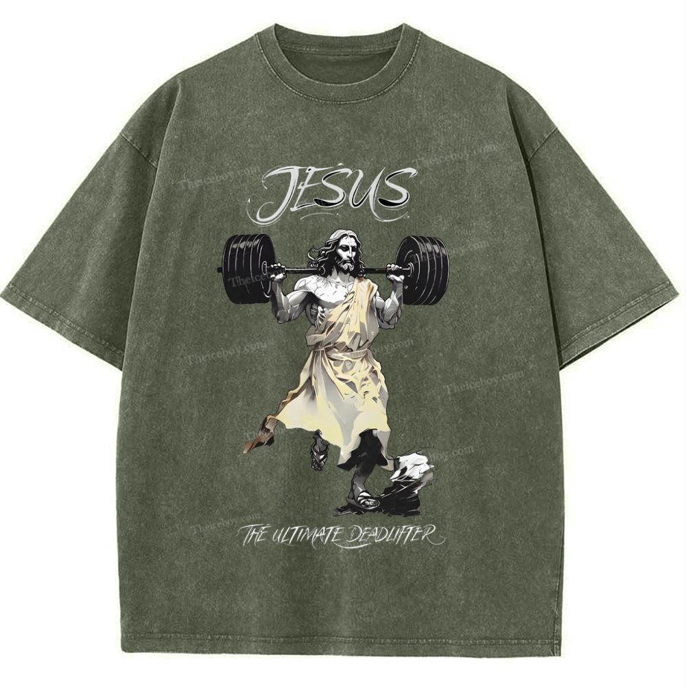 Jesus Snowflake Vintage Washed T-Shirt