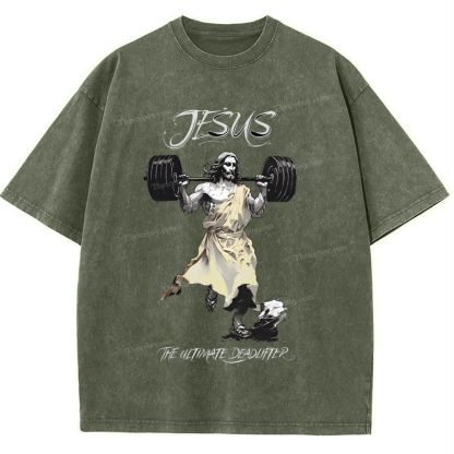 Jesus Snowflake Vintage Washed T-Shirt