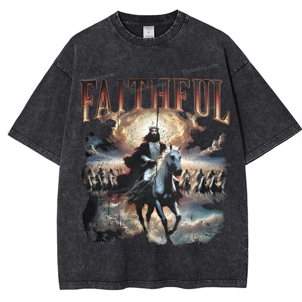 Faithful Snowflake Vintage Washed T-Shirt