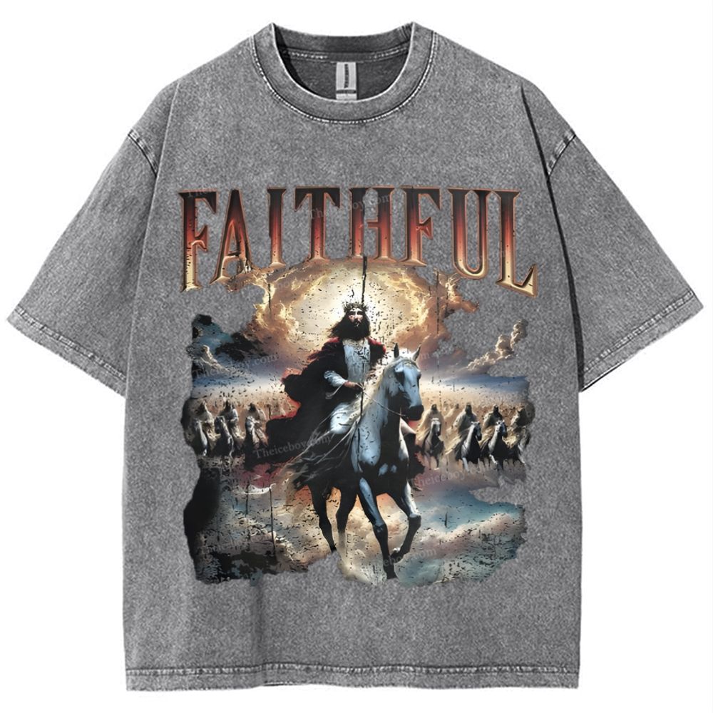 Faithful Snowflake Vintage Washed T-Shirt