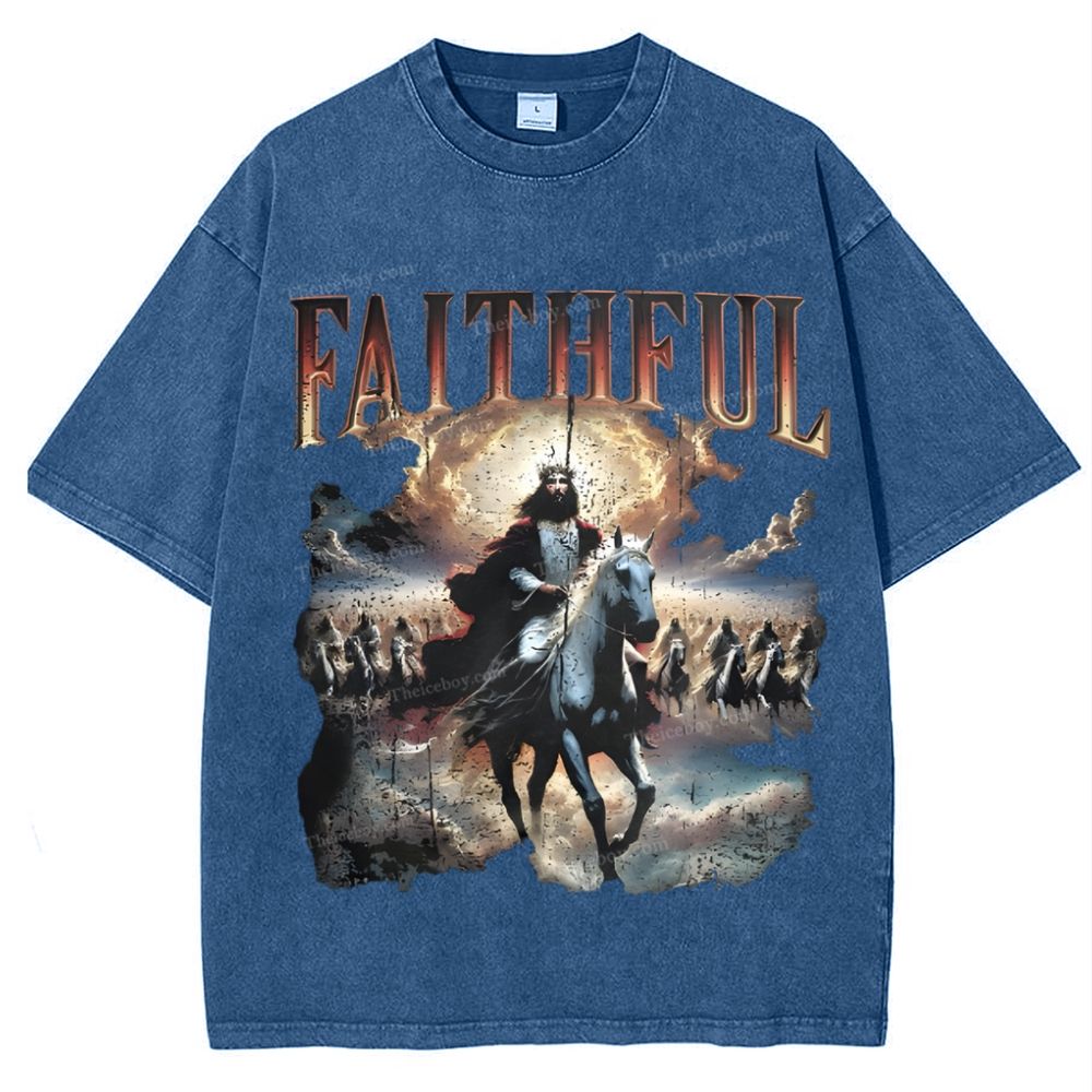 Faithful Snowflake Vintage Washed T-Shirt