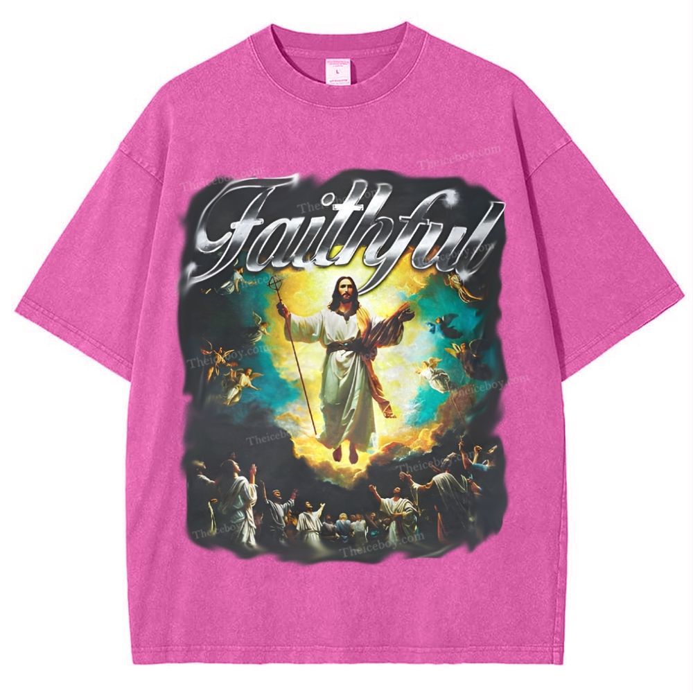 Faithful Snowflake Vintage Washed T-Shirt