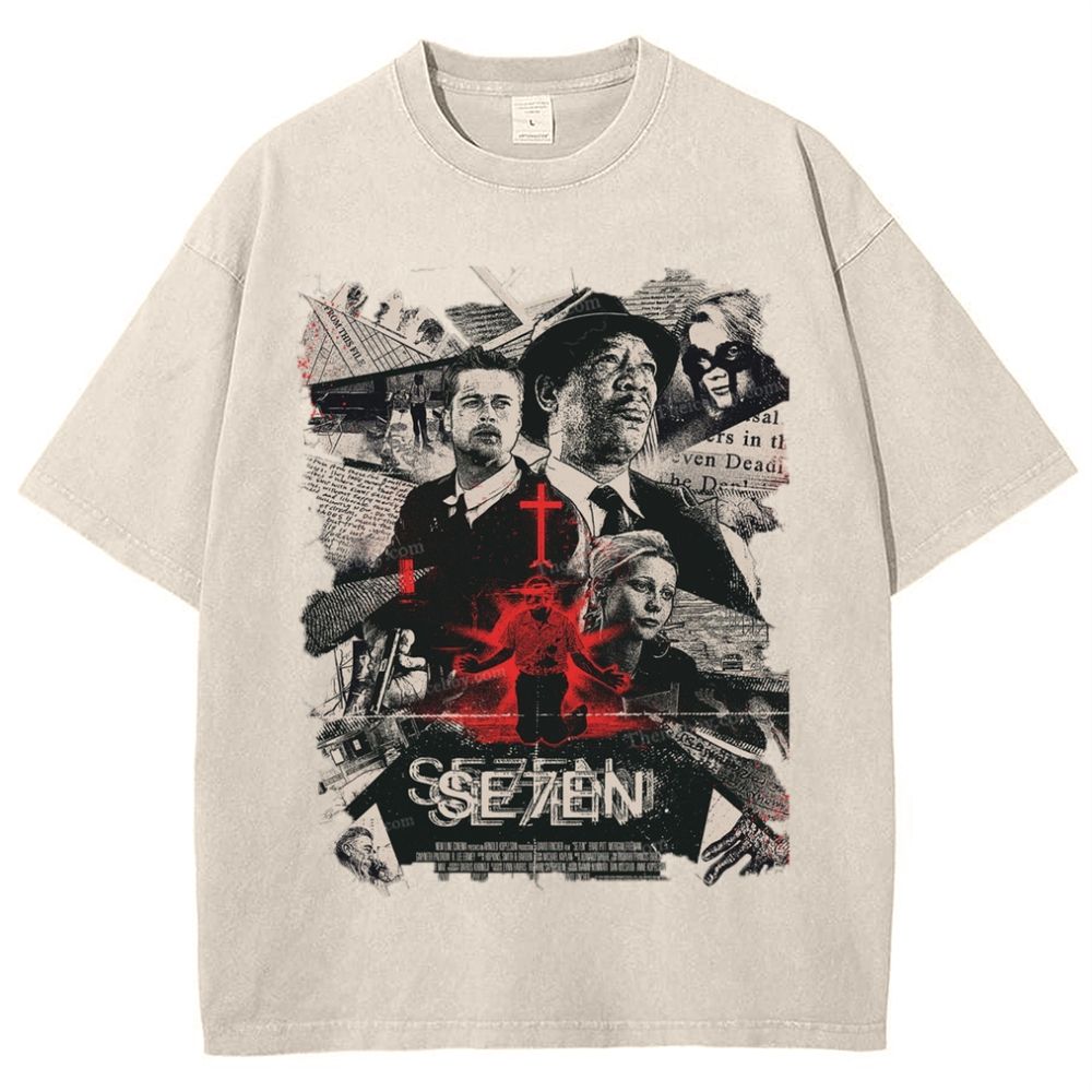 Se7en Snowflake Vintage Cotton T-Shirt