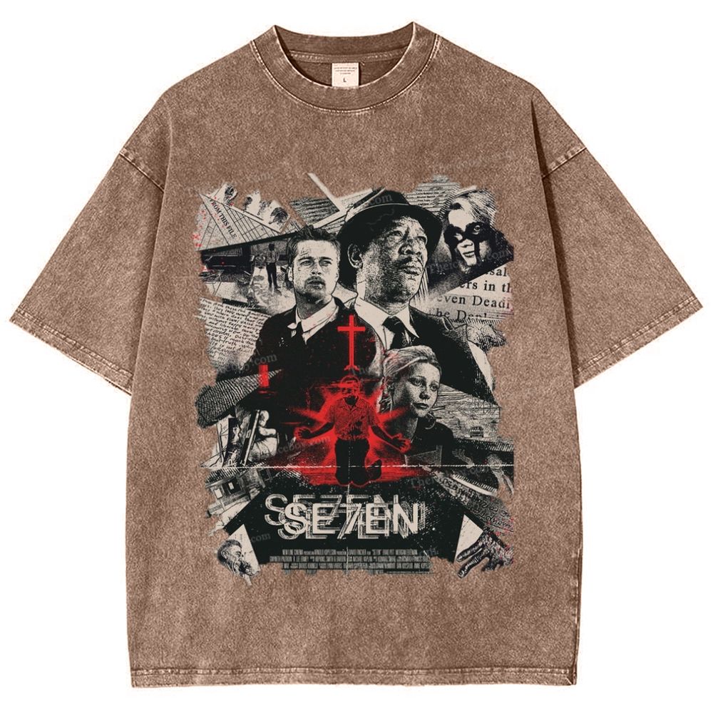 Se7en Snowflake Vintage Cotton T-Shirt