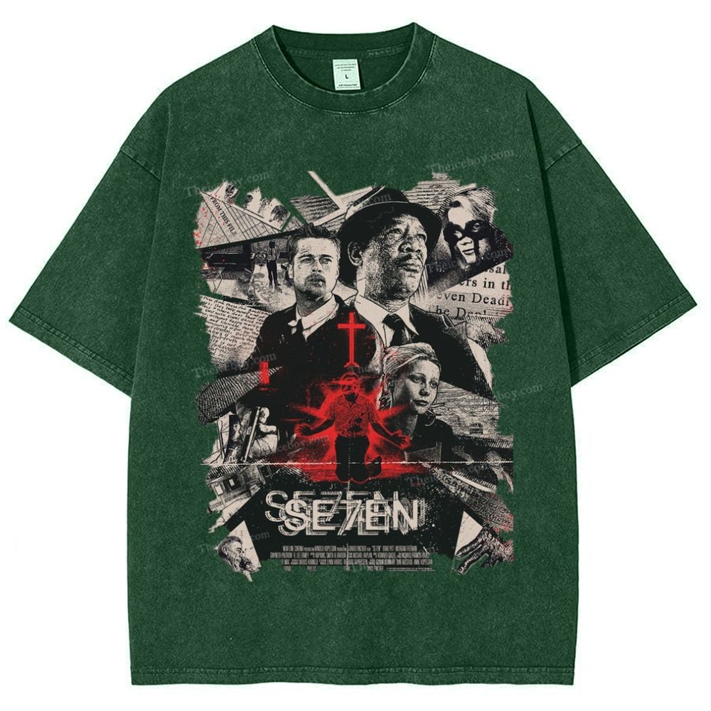 Se7en Snowflake Vintage Cotton T-Shirt