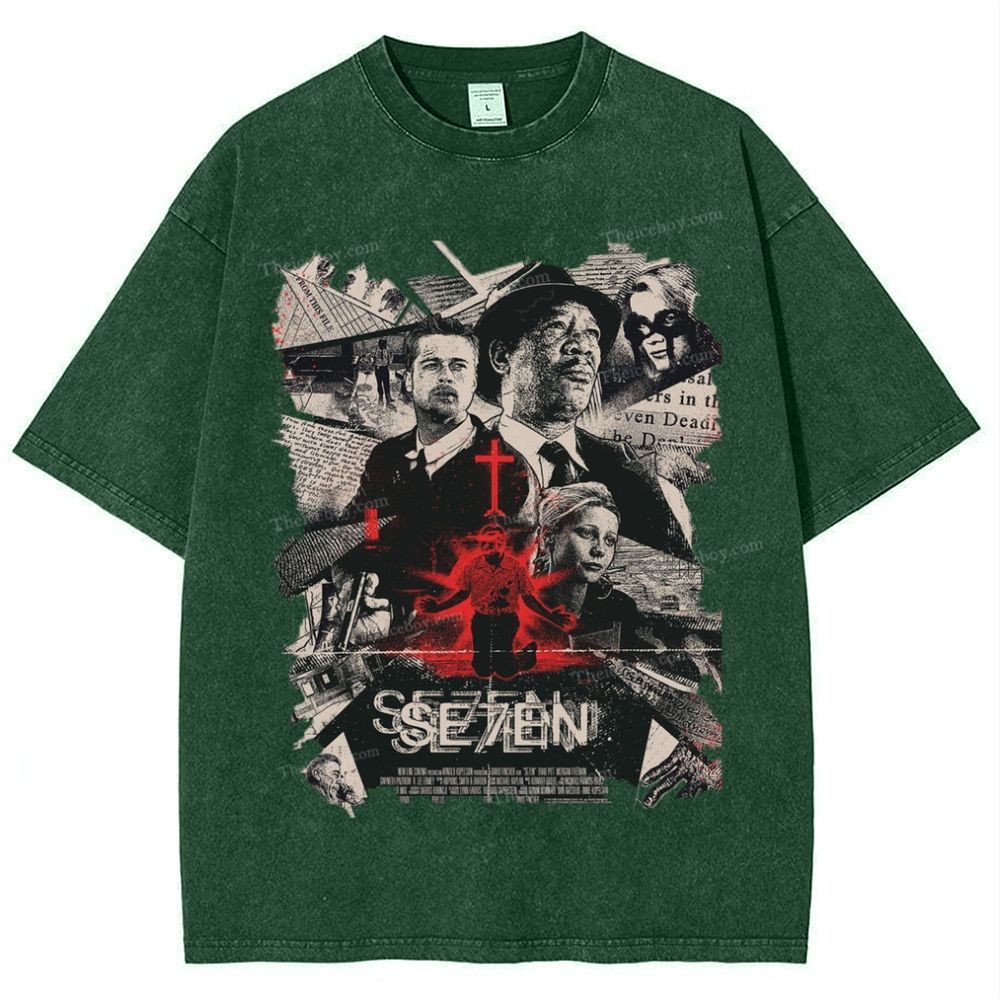 Se7en Snowflake Vintage Cotton T-Shirt