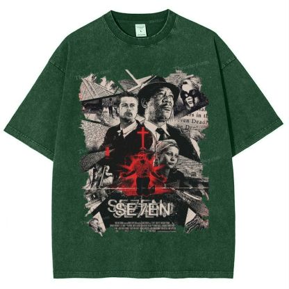 Se7en Snowflake Vintage Cotton T-Shirt