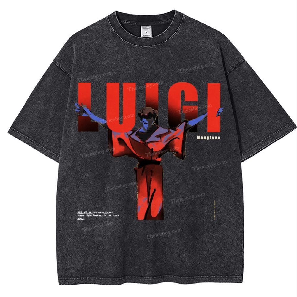 Luigi Snowflake Vintage Washed T-Shirt