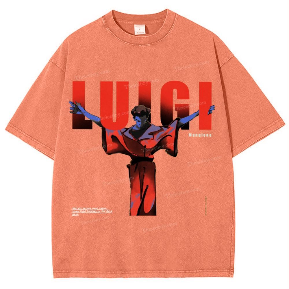 Luigi Snowflake Vintage Washed T-Shirt