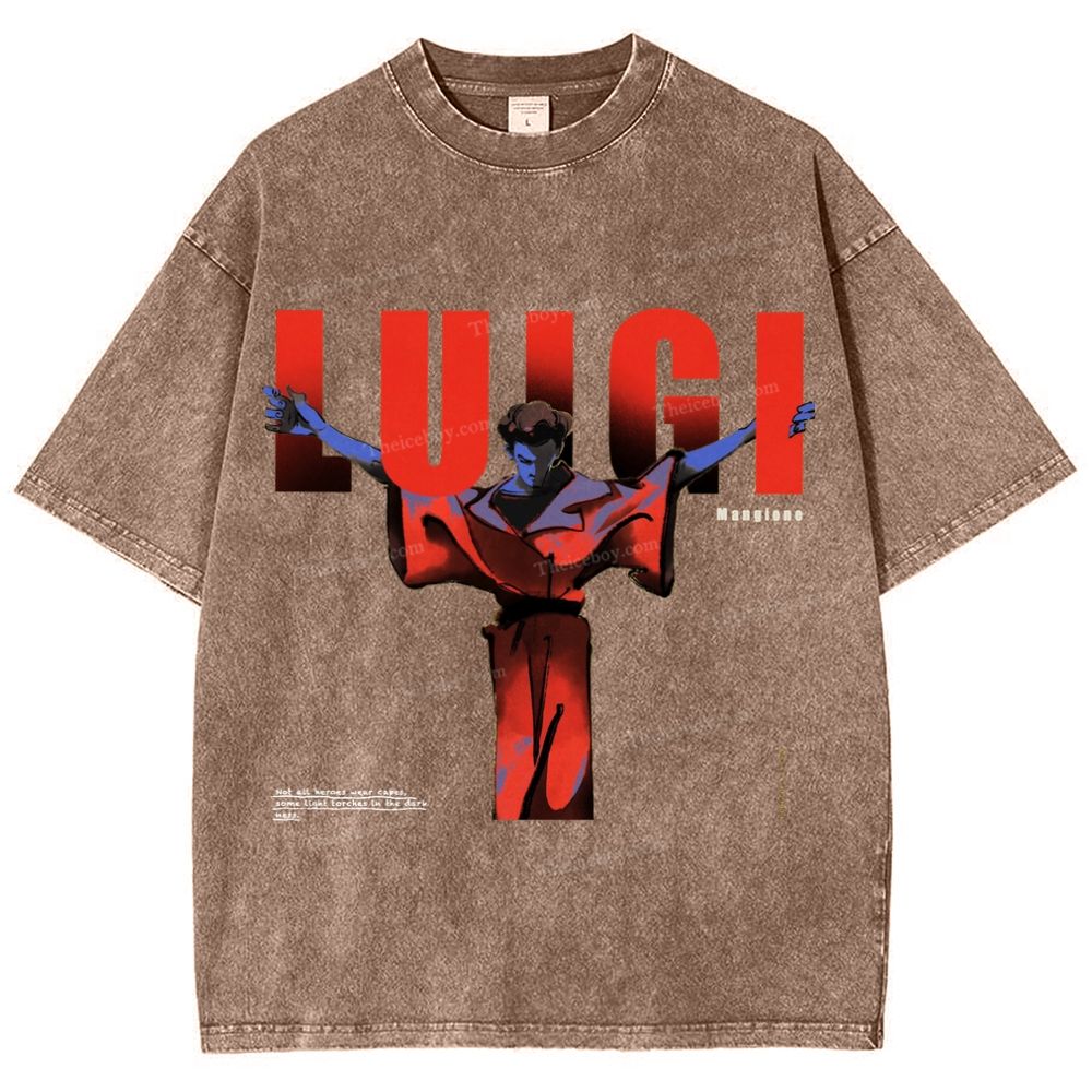 Luigi Snowflake Vintage Washed T-Shirt