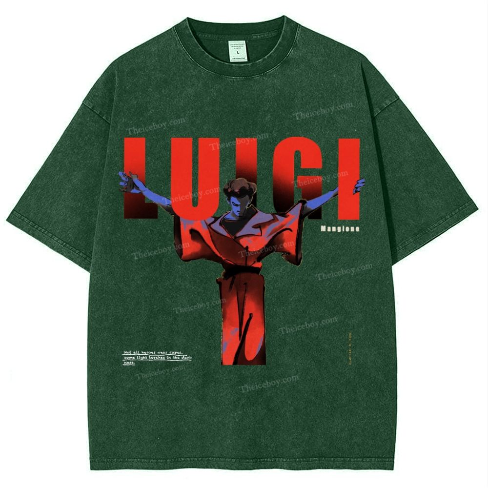 Luigi Snowflake Vintage Washed T-Shirt