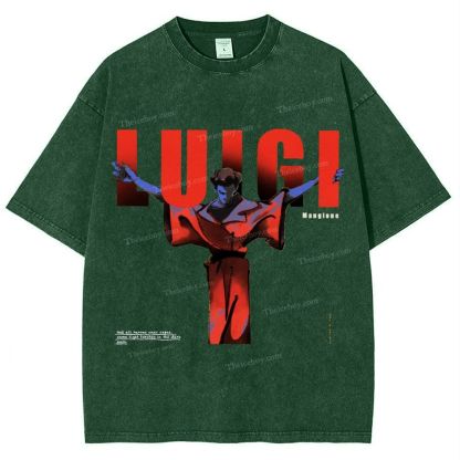 Luigi Snowflake Vintage Washed T-Shirt