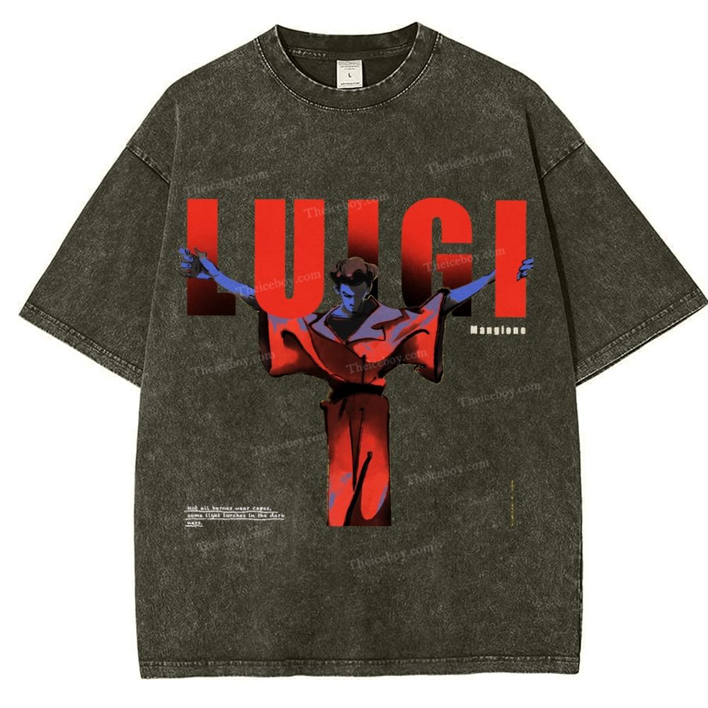 Luigi Snowflake Vintage Washed T-Shirt