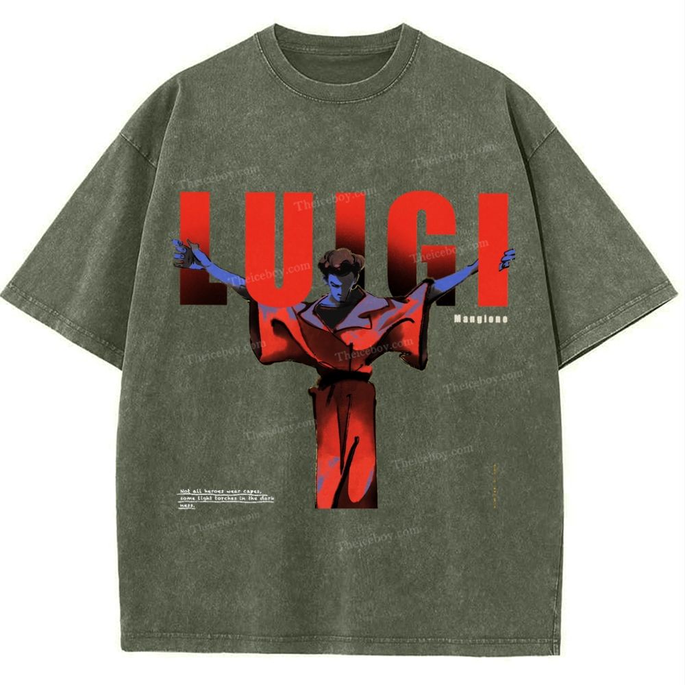 Luigi Snowflake Vintage Washed T-Shirt