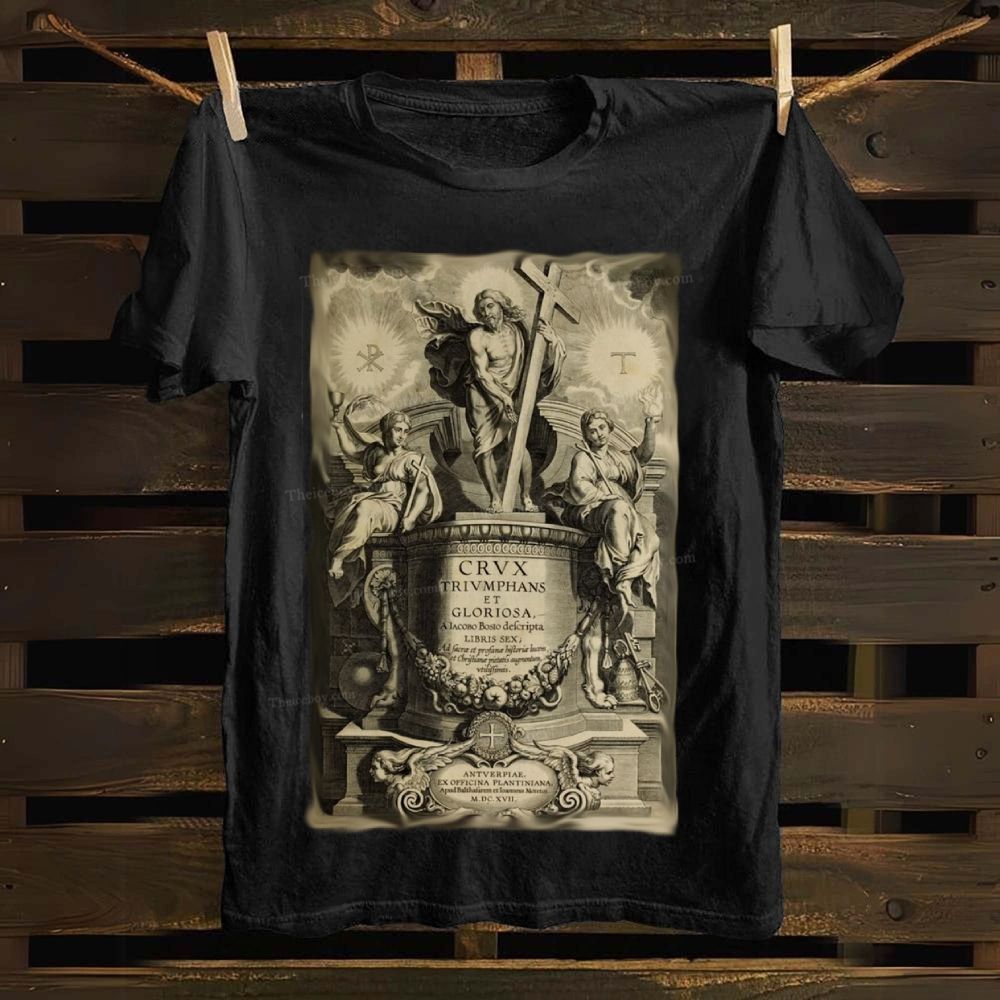 Victory Cross and Glory Cotton T-shirt