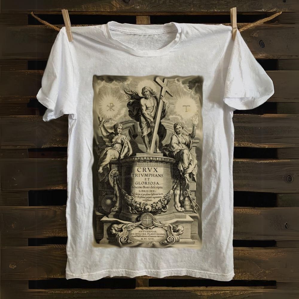 Victory Cross and Glory Cotton T-shirt