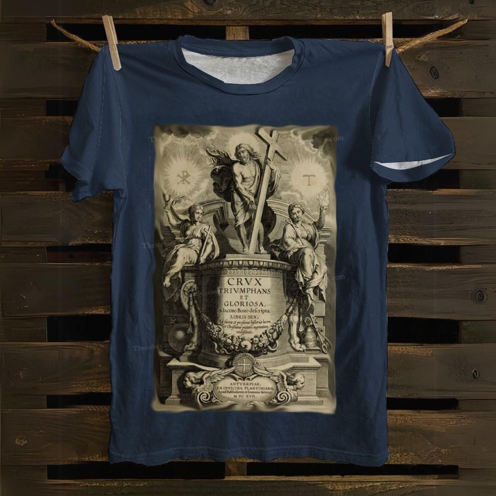 Victory Cross and Glory Cotton T-shirt