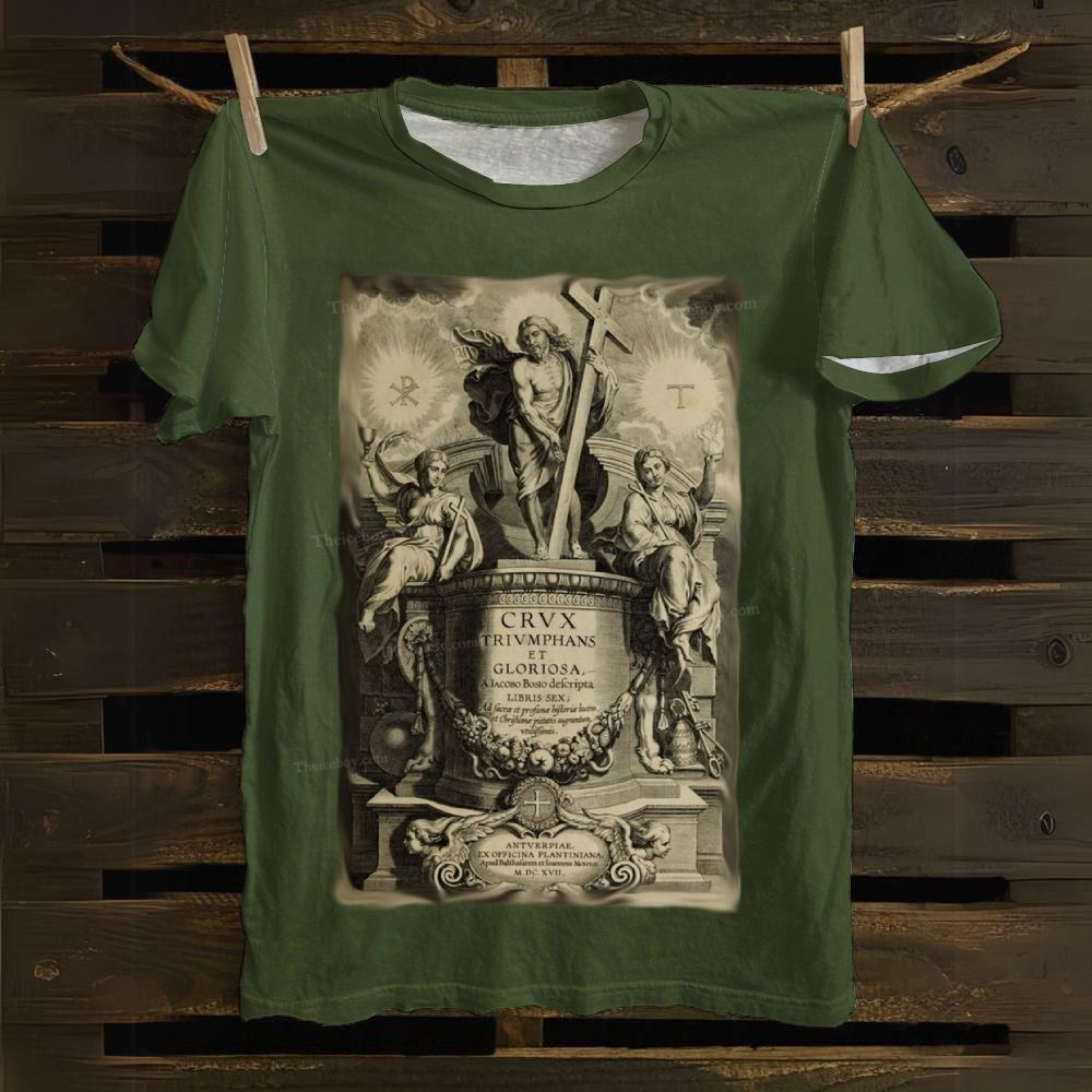 Victory Cross and Glory Cotton T-shirt