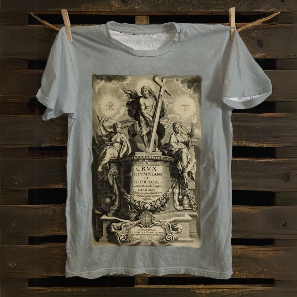Victory Cross and Glory Cotton T-shirt